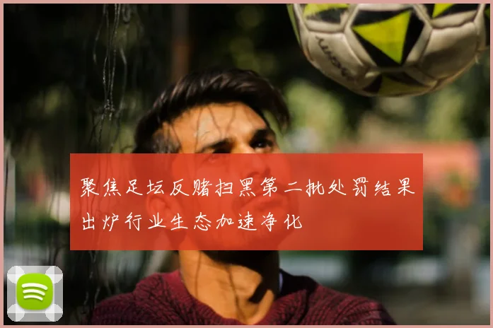 聚焦足坛反赌扫黑第二批处罚结果出炉行业生态加速净化